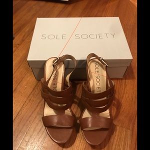 Sole society so Jenny wedges